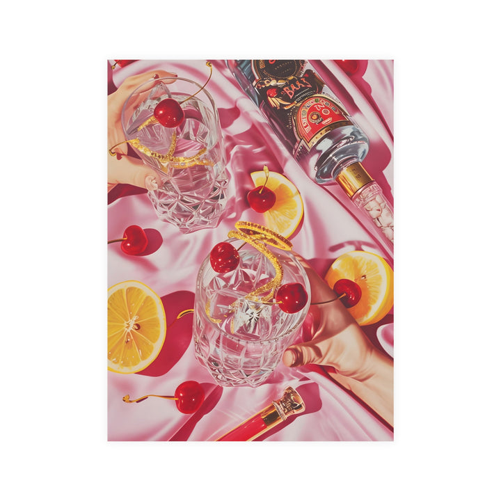 Cherry Cocktail Poster