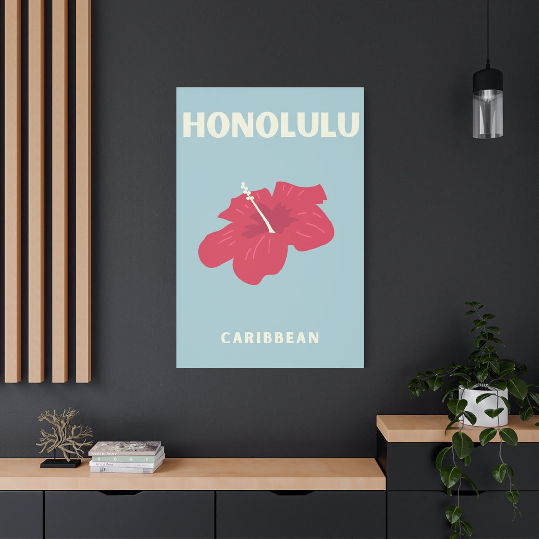 Honolulu Caribbean Leinwandbild