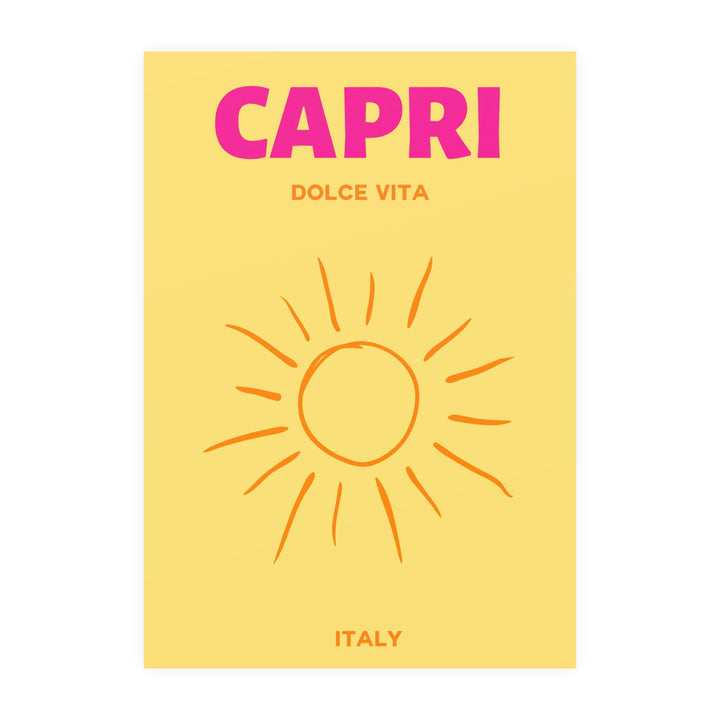 Capri Italy No3 Poster