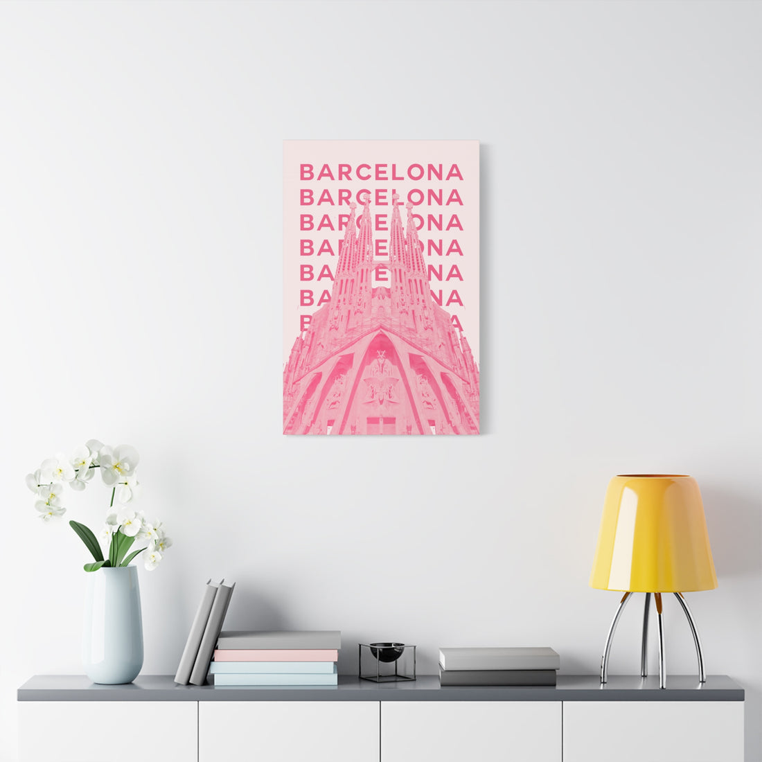 Barcelona Leinwandbild