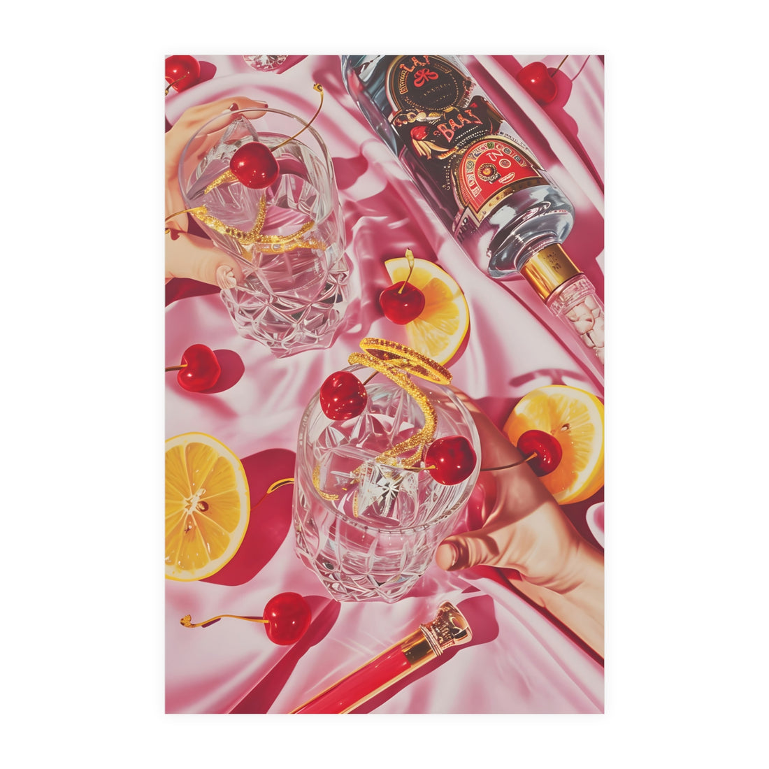 Cherry Cocktail Poster