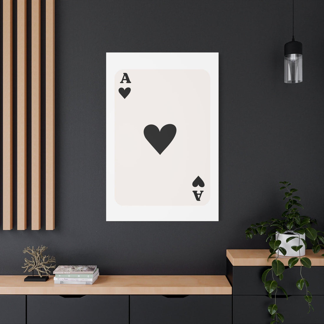 Ace of Hearts Leinwandbild