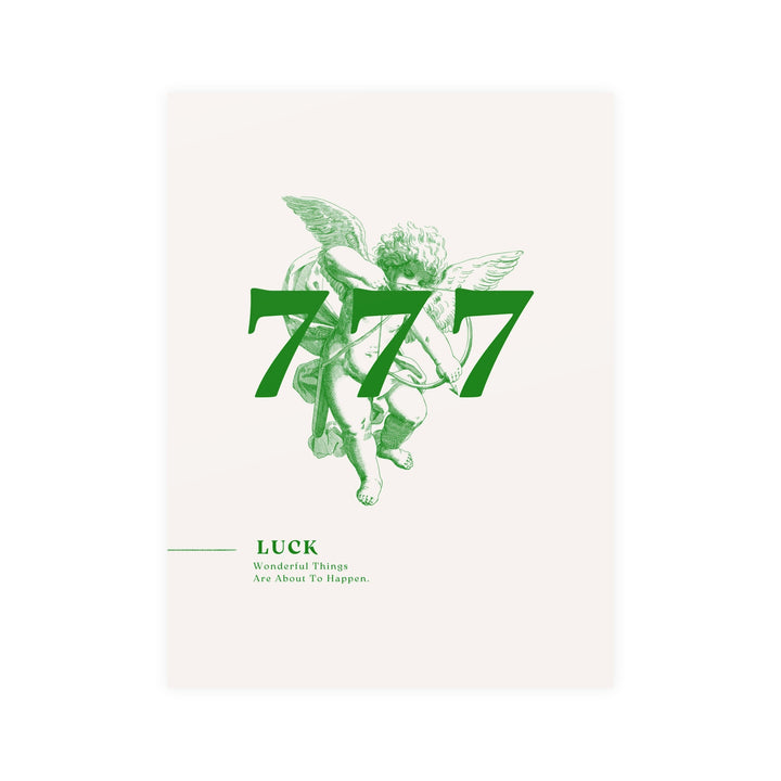 777 Green Poster