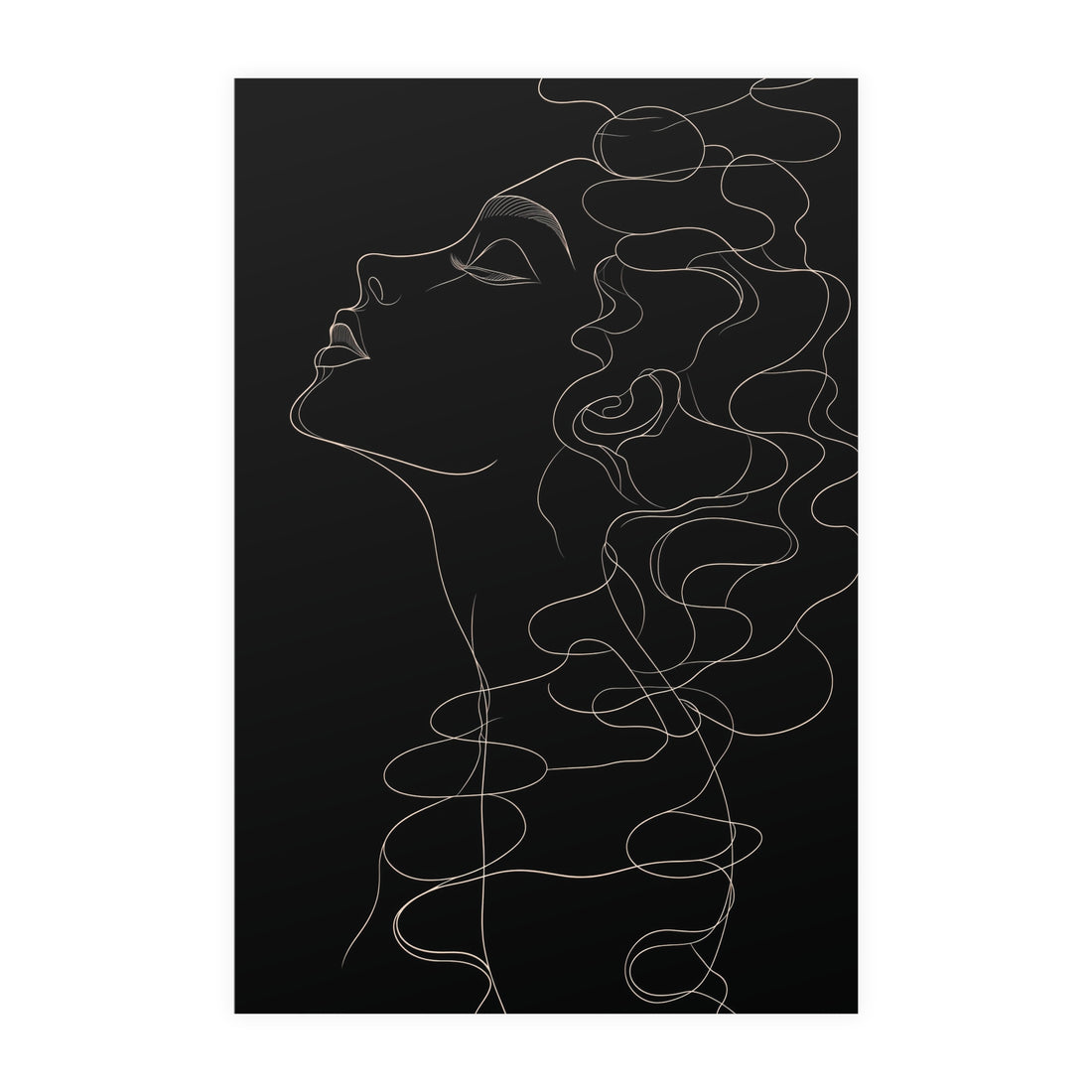 Curly Woman Poster