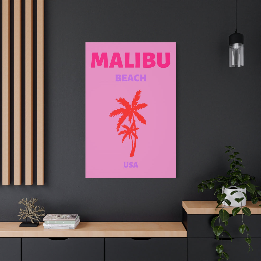 Malibu USA No3 Leinwandbild