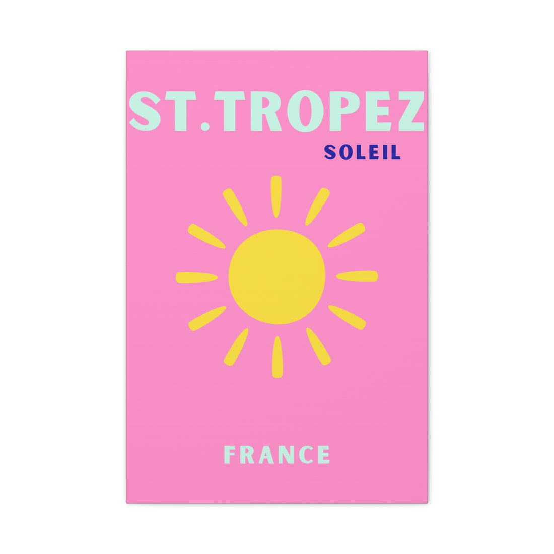 St. Tropez No2 Leinwandbild