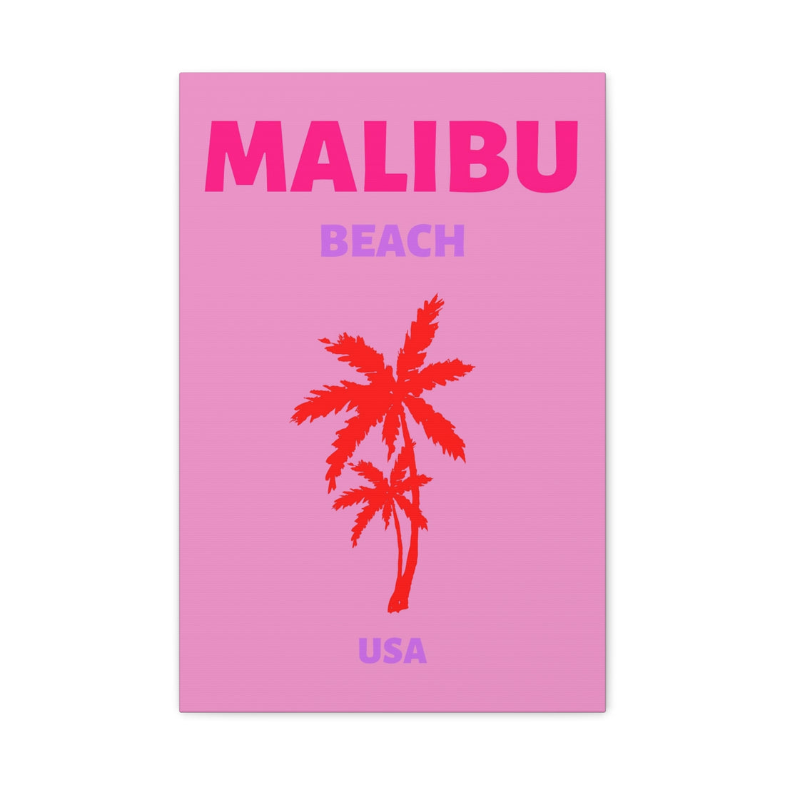 Malibu USA No2 Leinwandbild