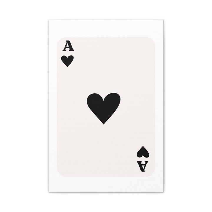 Ace of Hearts Leinwandbild