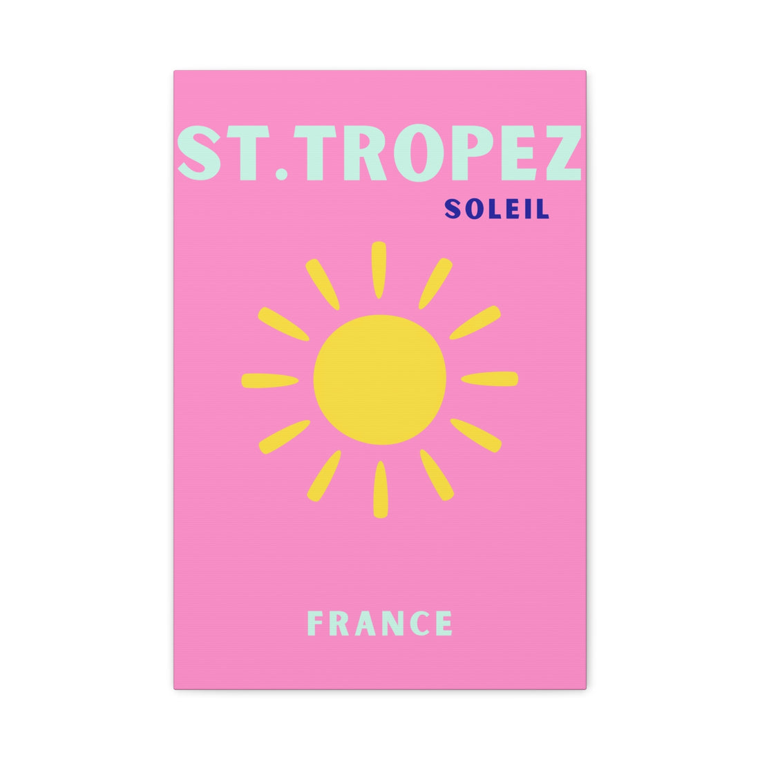 St. Tropez No2 Leinwandbild