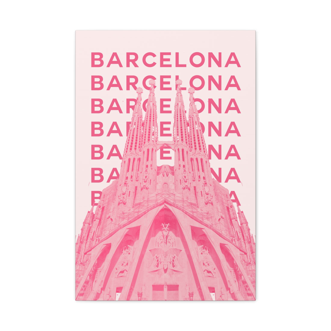 Barcelona Leinwandbild