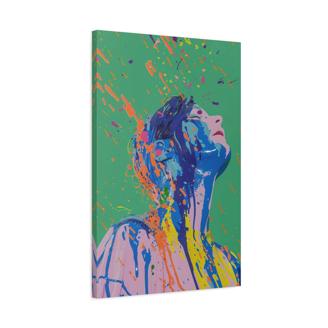 Paint Splatter Leinwandbild