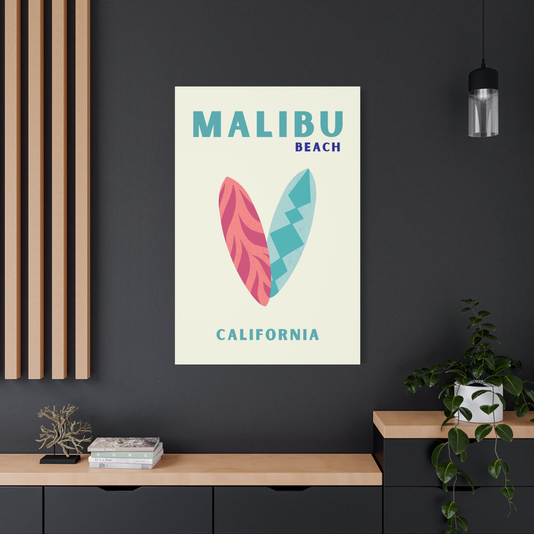 Malibu USA No4 Leinwandbild