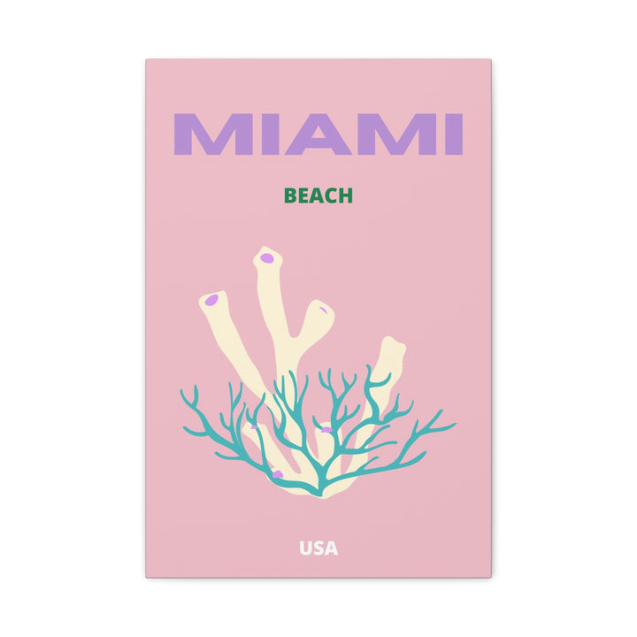 Miami Beach Leinwandbild