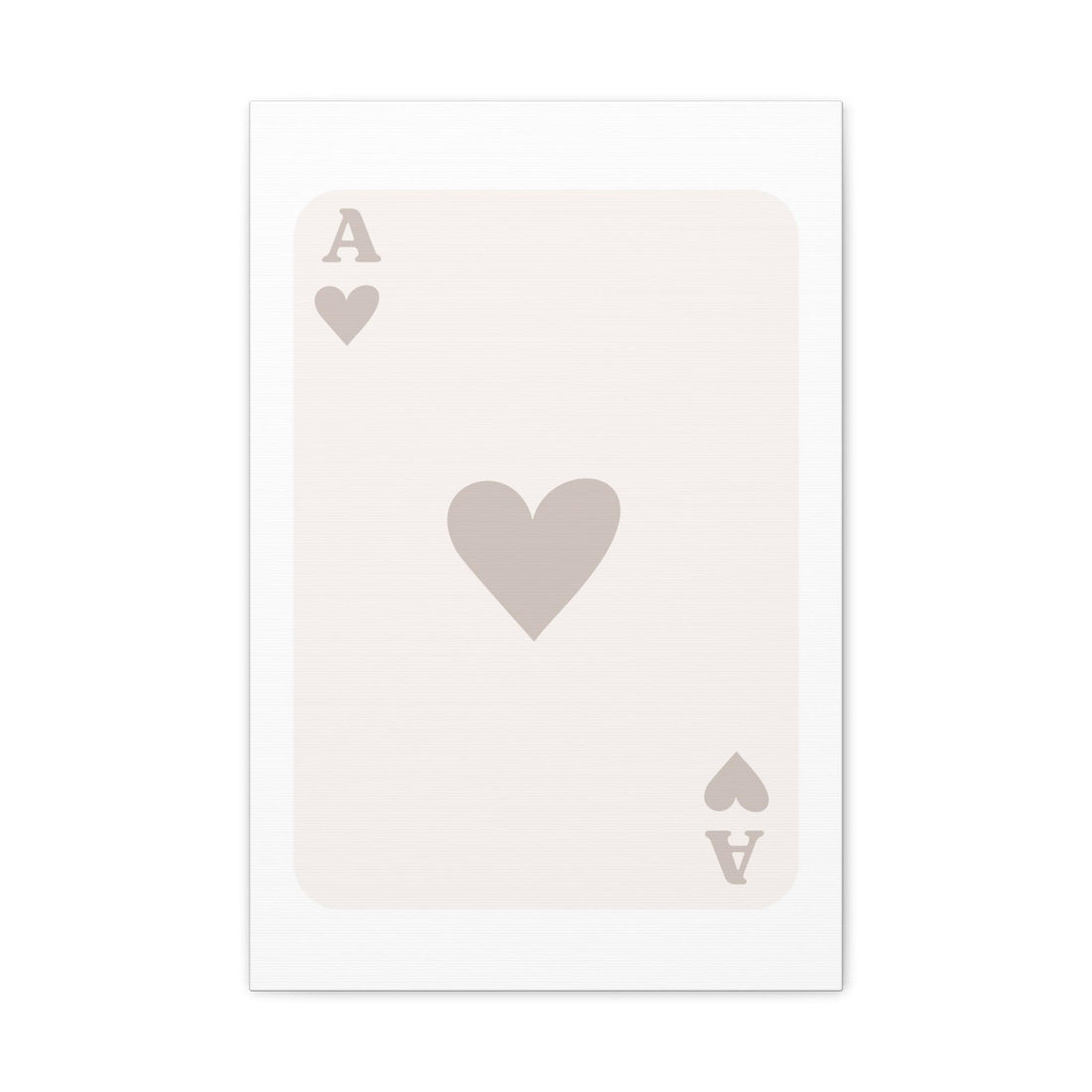 Ace of Hearts Leinwandbild