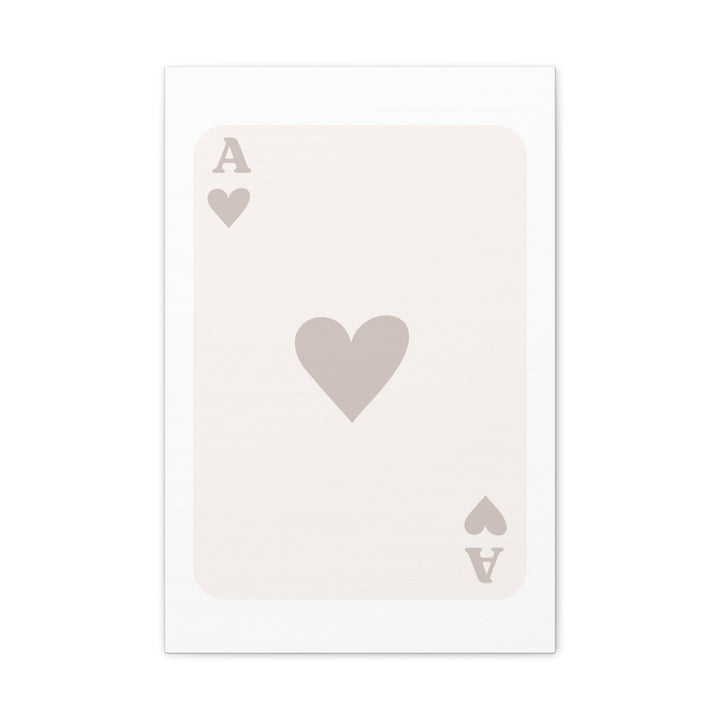 Ace of Hearts Leinwandbild