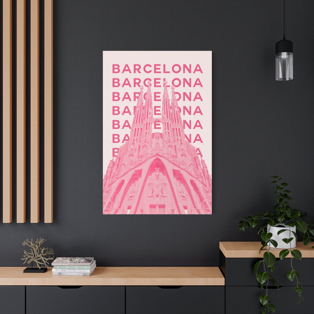 Barcelona Leinwandbild